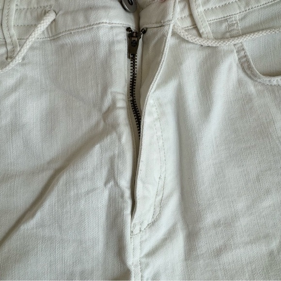 Anthropologie Faustine Embroidered Drawstring Waist Shorts Womens Size 30 White - Picture 8 of 14